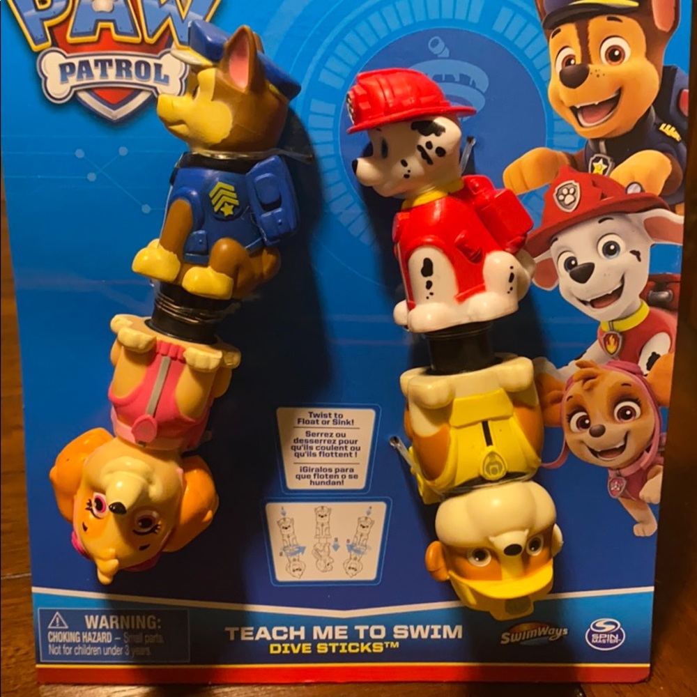 Paw patrol dive sticks